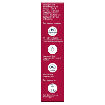 Cerave 1% Hydrocortisone Anti-Itch Cream, Fragrance-Free Relief for Eczema-Prone & Dry Skin, 1 Ounce