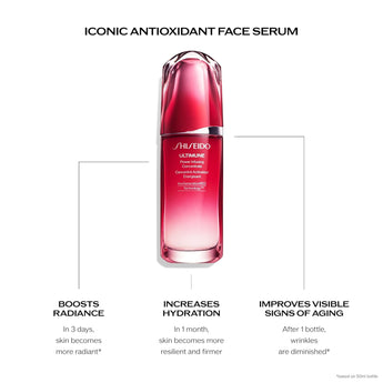 Shiseido Ultimune Power Infusing Concentrate - Antioxidant Anti-Aging Face Serum - Boosts Radiance, Increases Hydration & Improves Visible Signs of Aging